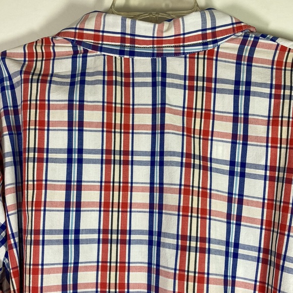 Woman Within Long Sleeve Plaid Button Front Top Size 2X - Picture 6 of 8